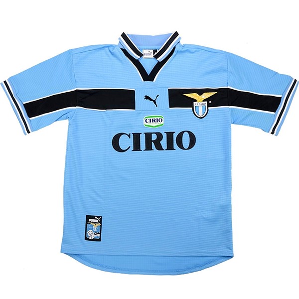 Tailandia Camiseta Lazio 1ª Kit Retro 1998 2000 Azul Claro